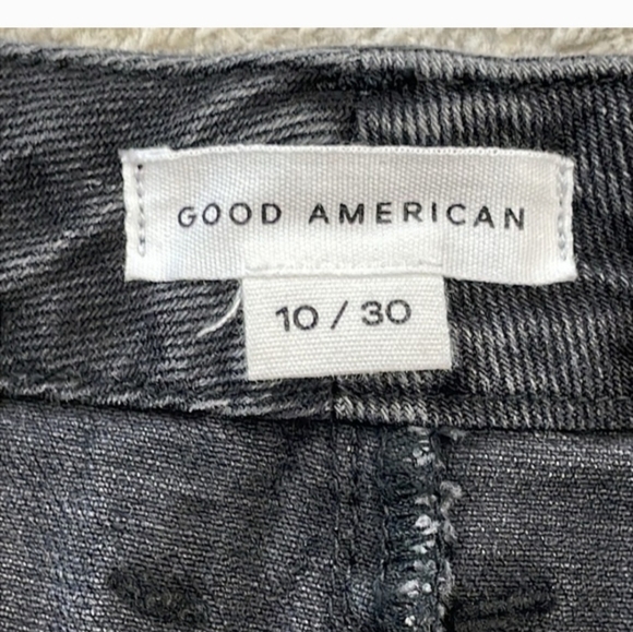 New Good American Tube Maxi Skirt in Black281 Denim Jean Sz 10 30 - Picture 7 of 13